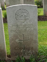 Etaples Military Cemetery - Crossland, W