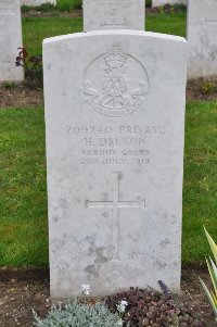 Etaples Military Cemetery - Dalton, Harold
