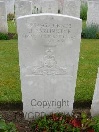 Etaples Military Cemetery - Darlington, John