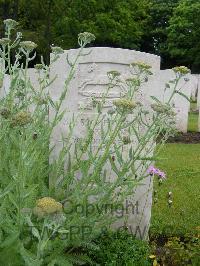 Etaples Military Cemetery - Dawson, V