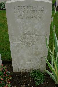 Etaples Military Cemetery - Dillet, George
