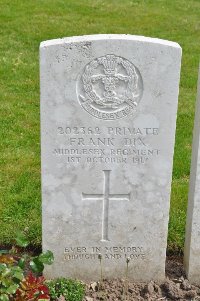 Etaples Military Cemetery - Dix, Frank