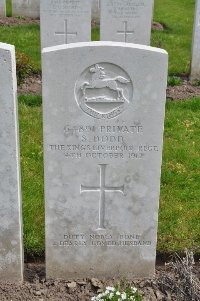 Etaples Military Cemetery - Dodd, S