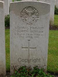 Etaples Military Cemetery - Dunsire, Andrew