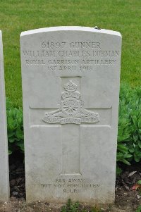 Etaples Military Cemetery - Durman, William Charles