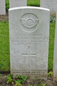 Etaples Military Cemetery - Dutchman, William