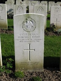 Etaples Military Cemetery - Evans, Humphrey