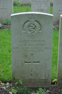Etaples Military Cemetery - Ellaway, J M