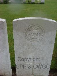 Etaples Military Cemetery - Evans, Frederick Harry