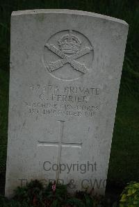 Etaples Military Cemetery - Ferrier, Charles