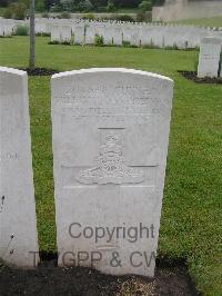 Etaples Military Cemetery - Foreman, William John
