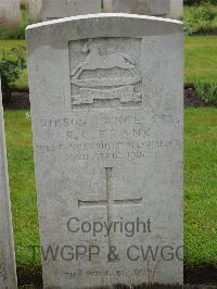 Etaples Military Cemetery - Frank, Reginald Carl