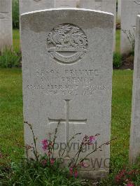 Etaples Military Cemetery - French, W T