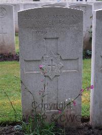 Etaples Military Cemetery - Geddes, W