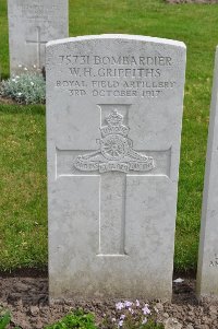 Etaples Military Cemetery - Griffiths, William Henry