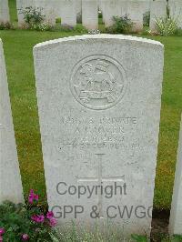 Etaples Military Cemetery - Grover, Albert