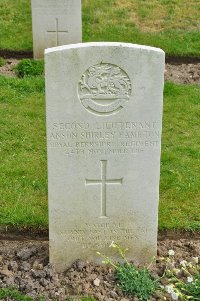 Etaples Military Cemetery - Hamilton, Arthur Anson Shirley