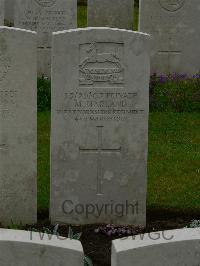 Etaples Military Cemetery - Harland, M