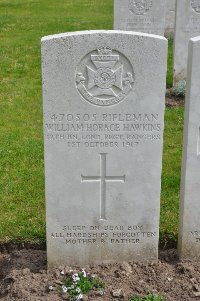 Etaples Military Cemetery - Hawkins, William Horace