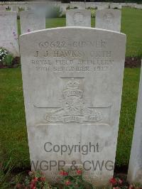 Etaples Military Cemetery - Hawksworth, John Joseph