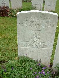 Etaples Military Cemetery - Henderson, Alexander