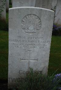 Etaples Military Cemetery - Keary, Durban MacDonald