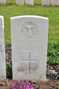 Etaples Military Cemetery - Keith, J
