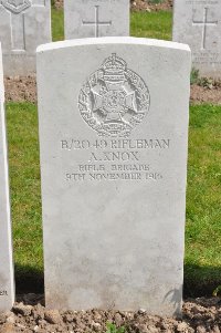 Etaples Military Cemetery - Knox, A