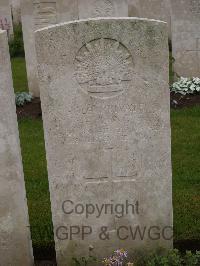 Etaples Military Cemetery - Long, Fred
