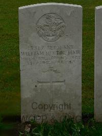 Etaples Military Cemetery - Mair, William Hector