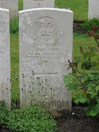 Etaples Military Cemetery - Mallion, J