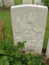 Etaples Military Cemetery - Marshall, Arthur