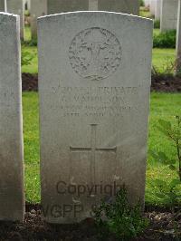 Etaples Military Cemetery - Mathieson, G