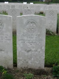 Etaples Military Cemetery - Mattey, C J