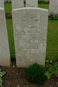 Etaples Military Cemetery - Mayne, Walter
