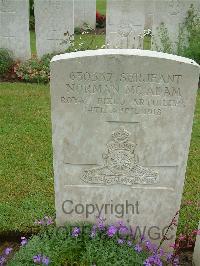 Etaples Military Cemetery - McAdam, Norman