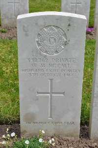 Etaples Military Cemetery - McCall, William Moodie