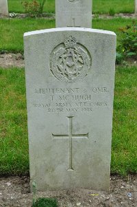 Etaples Military Cemetery - McHugh, Terence
