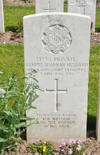 Etaples Military Cemetery - McKeand, S
