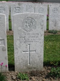Etaples Military Cemetery - McSporran, D