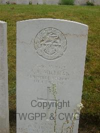 Etaples Military Cemetery - Millman, A R