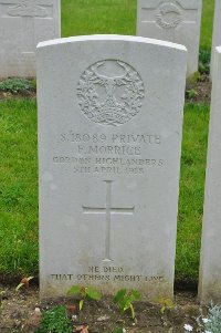 Etaples Military Cemetery - Morrice, Frederick