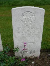 Etaples Military Cemetery - Morrison, D