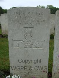 Etaples Military Cemetery - Moseley, Herbert L.