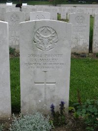 Etaples Military Cemetery - Mosley, Alfred