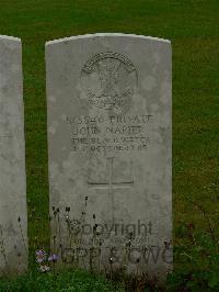 Etaples Military Cemetery - Napier, John