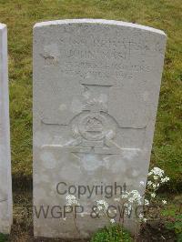 Etaples Military Cemetery - Nash, John