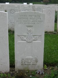 Etaples Military Cemetery - Naylor, Arthur
