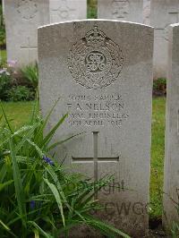 Etaples Military Cemetery - Nelson, F A