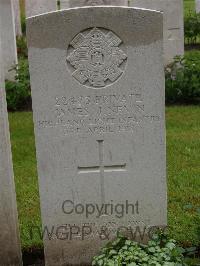 Etaples Military Cemetery - Nevin, James Jeffrey